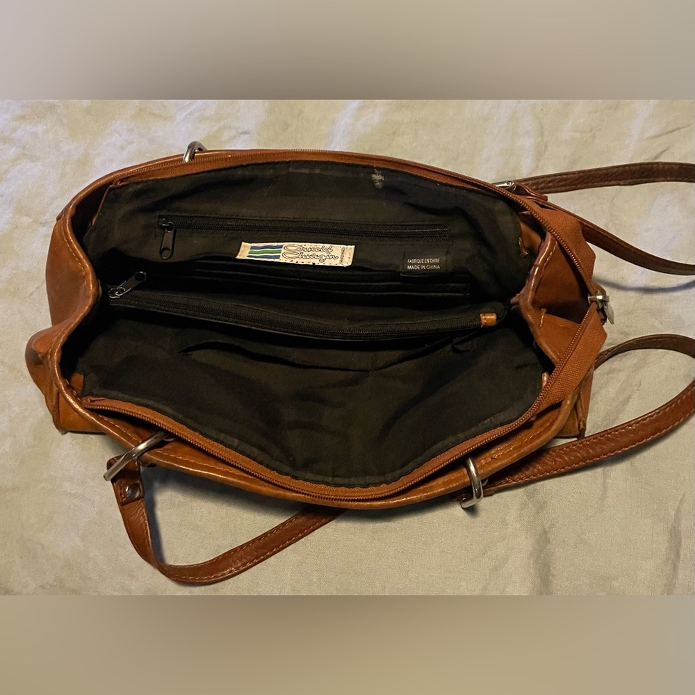 Vintage Arnold Churgin brown leather purse - Picture 3 of 7